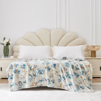 梦洁家纺 亲肤牛奶绒毯:杏花春雨1010589019 180×200cm