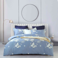 梦洁家纺 纯棉印花四件套:南栀1010189084 被套:200*230cm