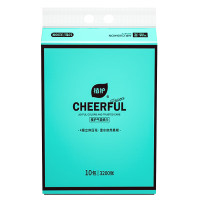 植护悦色蓝压花纸面巾 140*175mm/4层 80抽 10包/提 ZH522898N10