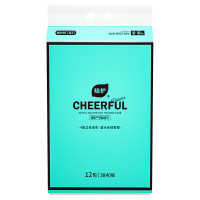 植护悦色蓝压花纸面巾 140*175mm/4层 80抽 12包/提 ZH522898N12