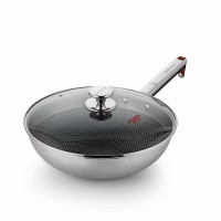 康巴赫 卡迈威三层钢蜂窝锅LPB-JG32随机颜色