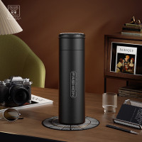 火象格特304不锈钢保温杯 500ml黑色 HXB-YZ003