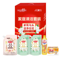 马头家庭清洁套装JCS2400(洗衣液500g+洗衣液500g*2+洗洁精500g+洗衣皂(200g*2))