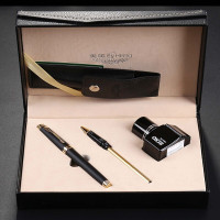 英雄 1053皮质礼盒 钢笔签字笔随机颜色