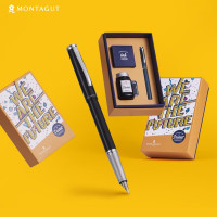 梦特娇 M908-1梦娜钢笔墨囊墨水套装 随机颜色