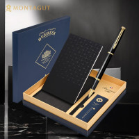 梦特娇 M2007-1睿智签字笔笔记本套装_更新版 随机颜色