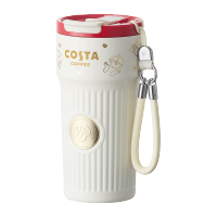 Costa咖世家乐享双饮咖啡杯 JTL-2002K-H 容量:620ML 随机颜色