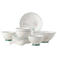 菲米生活 花知梦逸餐具套装(十三件套) FM-CJ2405