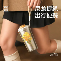 特美刻(TOMIC)纯钛咖啡杯 [限量款]朱炳仁铜联名+向日葵
