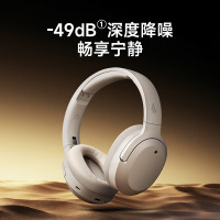 漫步者 W820NB三金标 EDF200220 头戴主动降噪立体声蓝牙耳机 沙丘白