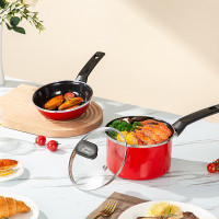 法格-红典系列套装珐琅锅两件套FG-HHD02NJ(奶锅16cm+煎锅16cm)