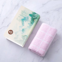 洁丽雅(Grace)毛巾纯棉素色擦脸巾舒适柔软毛巾单条装 红色 72*34cm 100g #W2192