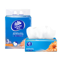 维达102抽3层抽取式纸面巾3包*2提 6901236333631*2