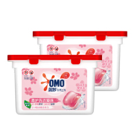 奥妙自然工坊樱花甜香柔护洗衣凝珠400g*2盒 6902088728194*2