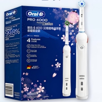 欧乐-B P40003D电动牙刷 樱花白