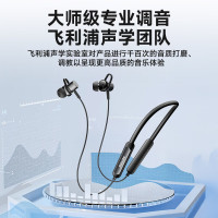 飞利浦蓝牙耳机挂耳式高音质低延时大容量待机适用华为苹果TAN1120 随机颜色