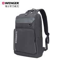 威戈Wenger瑞士经典系列 15.6 英寸商务通勤背包,黑色612012
