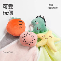 洁玉擦手巾挂式加厚可爱立体玩偶吸 寓·四时擦手巾DSJ3-087W