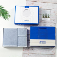 洁玉 甄柔毛巾 颜色随机(GJ)甄柔抗菌三套装礼盒J2702-C