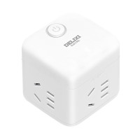 德力西电气四位五孔魔方插座无线 CD98H-CK4X/BP