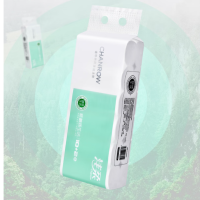 浅柔12卷白色卫生纸卷纸无芯卷筒纸5层加厚QJ3052