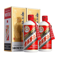 贵州茅台 飞天茅台 酱香型白酒43度500ml*2瓶