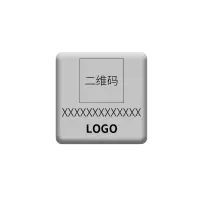 Makeid	N30-30F	平面标签 30mm*30mm	1	张	蓝灰