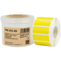 Makeid P40-15YL-850 标签纸 40*15mm (单位:卷)