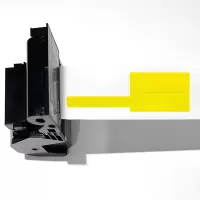 Makeid AQS-02FYL 一体化线缆标签 25mm*38mm+40mm 黄色 盒