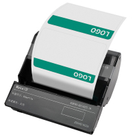 Makeid ECE90-50(427)/H 90mm*17m 标签机色带 适用GTP71系列标签机 (盒) 白底黑字