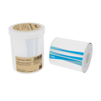 Makeid TCM100-120-100(PS) 打印标签纸 100mm*120mm 100片/卷 1 卷 蓝白