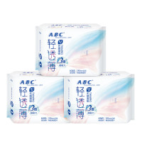 ABC KMS轻透薄日夜组合6包38片(日用32片+夜用6片)卫生巾套装