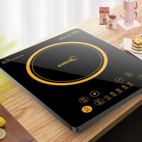 美的Midea 家用 2200W大功率 电磁灶 火锅炉 耐用面板 一键爆炒 智能定时 电磁炉HT2218HM