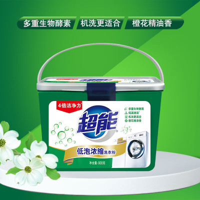 超能低泡浓缩洗衣粉900g