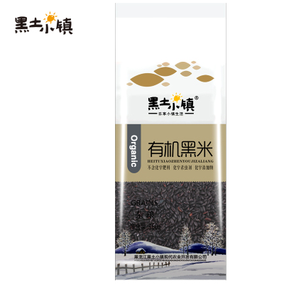 黑土小镇 有机黑米360g