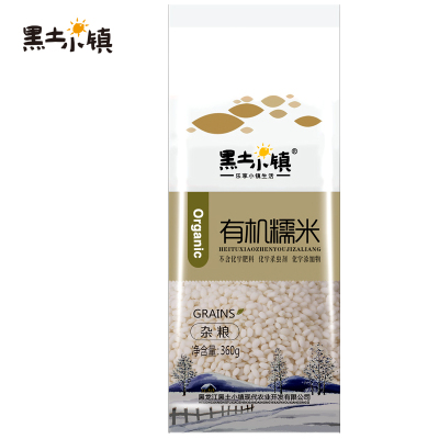 黑土小镇 有机糯米360g