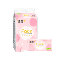 洁柔牌 PR273-03A纸面巾(粉FACE软抽)120抽3层(3包装)一提