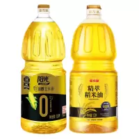 金龙鱼食用油组合A 金龙鱼精萃稻米油1.5L+金龙鱼阳光零反式脂肪甾醇玉米油1.5L