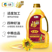 福临门食用油 色香味食用植物调和油 1.8L 非转基因物理压榨一级调和油