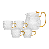EKCO龙鳞茶具套装EK-SJ05P050C/KZ 一壶四杯600ml+120ml*4