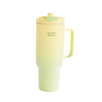 Corelle Brands春山双饮冰霸杯CB-BWB12J069C/KZ 不锈钢大容量吸管水杯1200ml