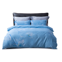 水星家纺 全涤磨毛抗菌四件套 锦瑟未央