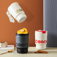 康巴赫便携保温咖啡杯380mL(白金色)LPB38B02