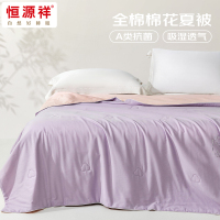 恒源祥 HYX709BZ 柔域-A类抗菌全棉棉花夏被
