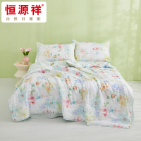 恒源祥HYX311BZ 花开静好A类抗菌柔软夏凉被