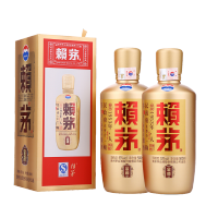 赖茅茅台 赖茅 金樽 酱香型白酒 53度 500ml*2瓶 双瓶装 商务送礼