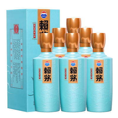 赖茅牛年辛丑生肖纪念酒 酱香型白酒 53度 500ml*6整箱装