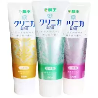 日本进口狮王齿力佳酵素美白牙膏130g清新口气清洁黄牙垢洁白固齿