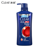 清扬 去屑洗发水 男士专用 多效水润养护型蓝瓶 450g 一瓶