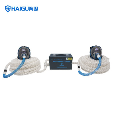 海固 HG-DHZK 20AH6.0A 彩屏智能型电动送风式长管呼吸器 Q2全面罩双人 一套